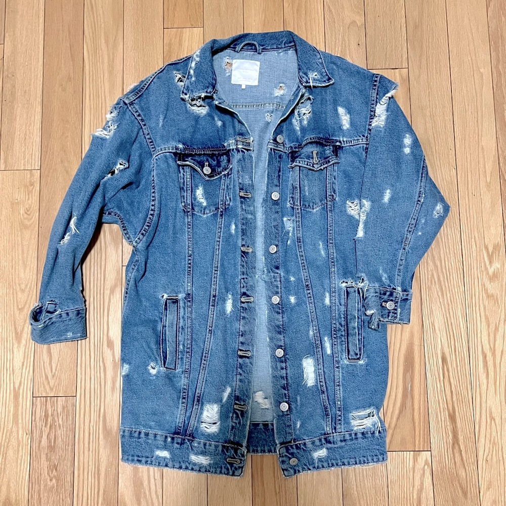Zara Oversized Jean Jacket